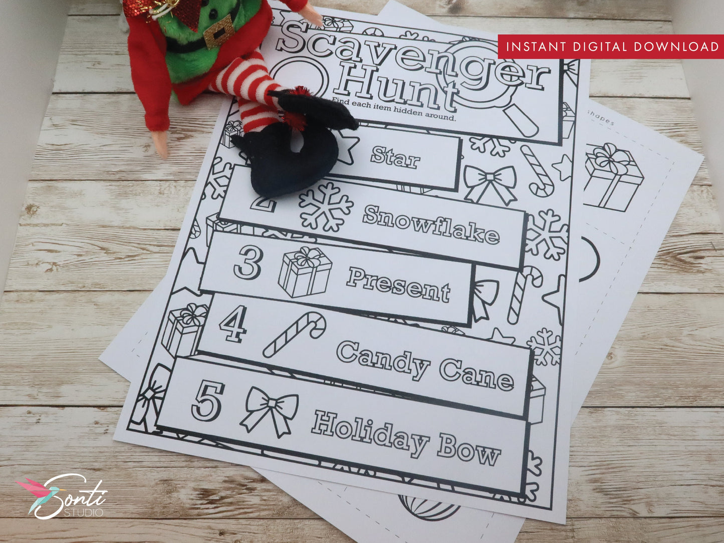 Christmas Elf Scavenger Hunt