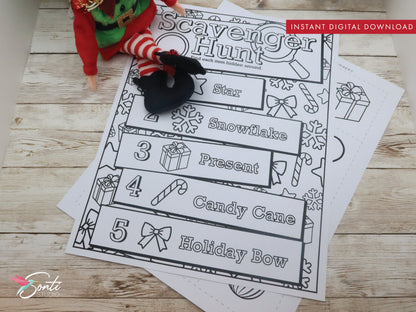 Christmas Elf Scavenger Hunt