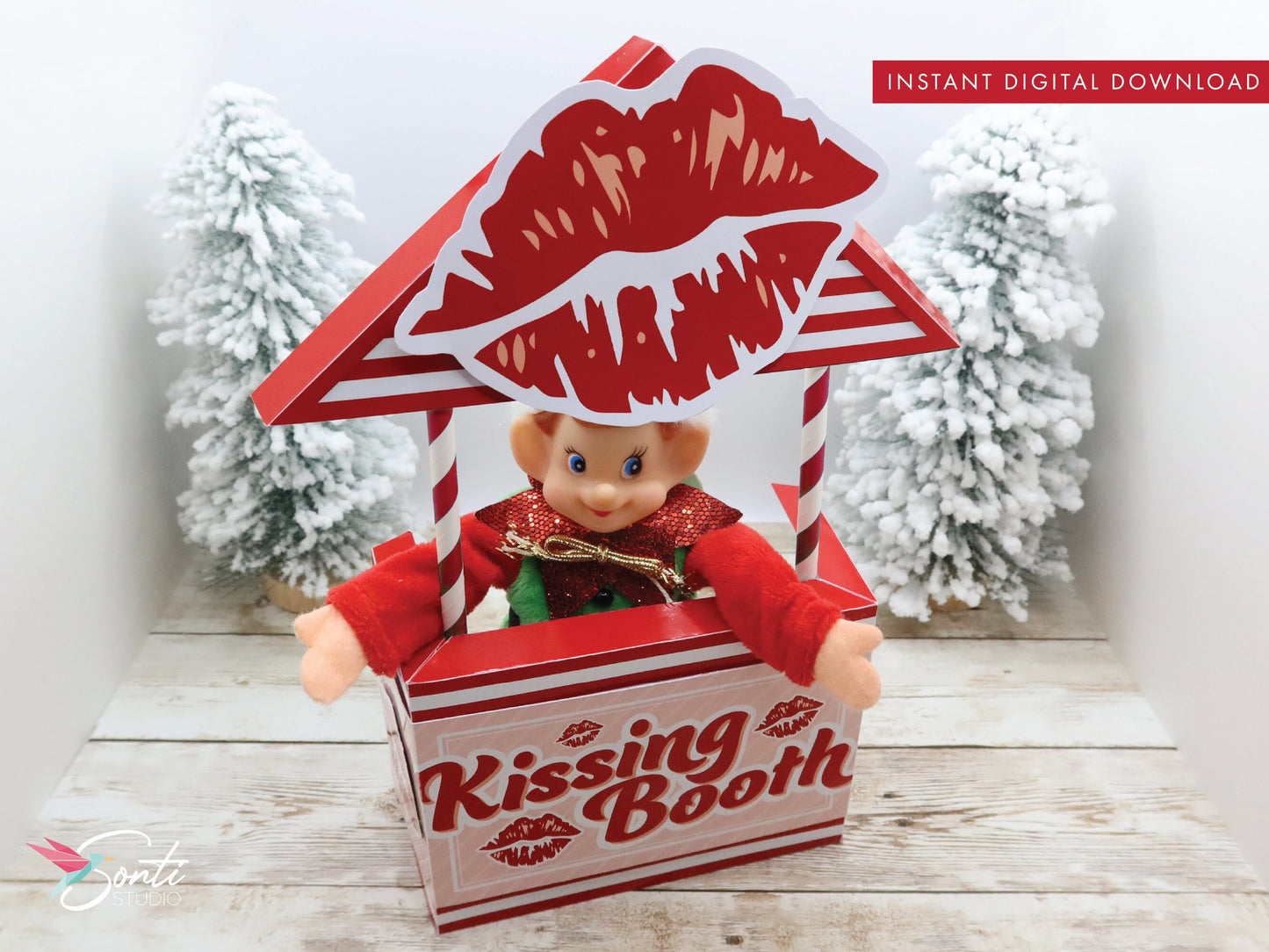 Christmas Elf Kissing Booth