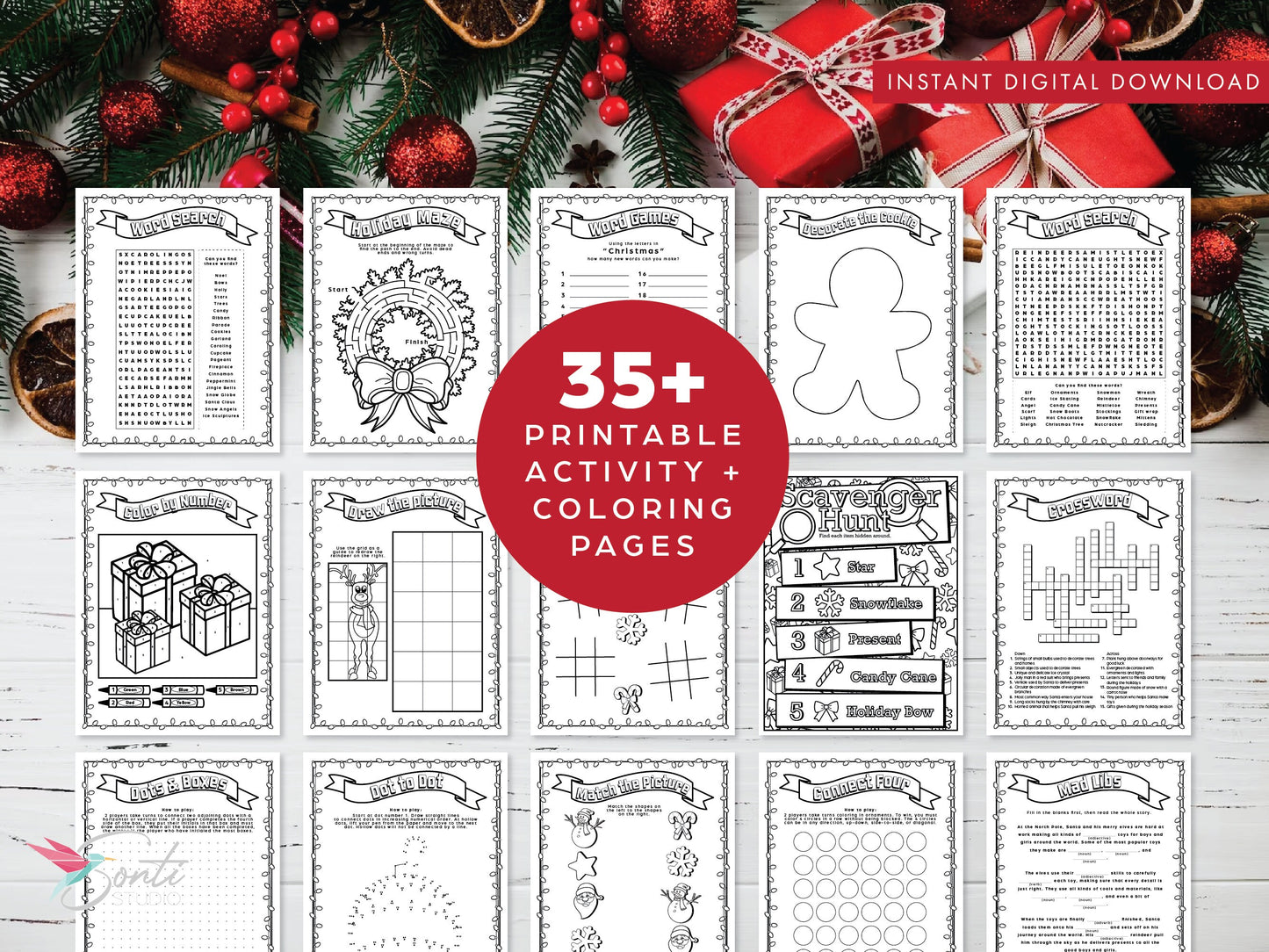 Christmas Printable Activity Bundle