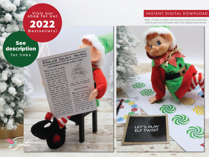Christmas Elf Hopscotch