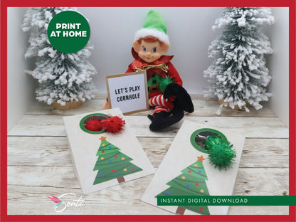 Christmas Elf Cornhole