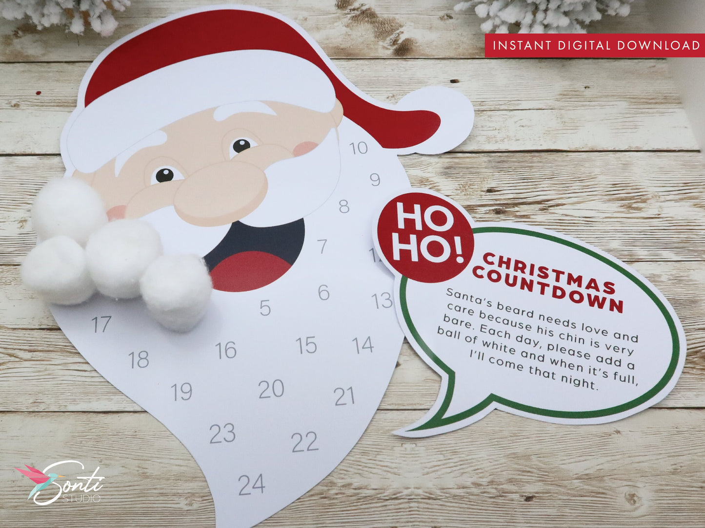 Christmas Santa Advent Calendar