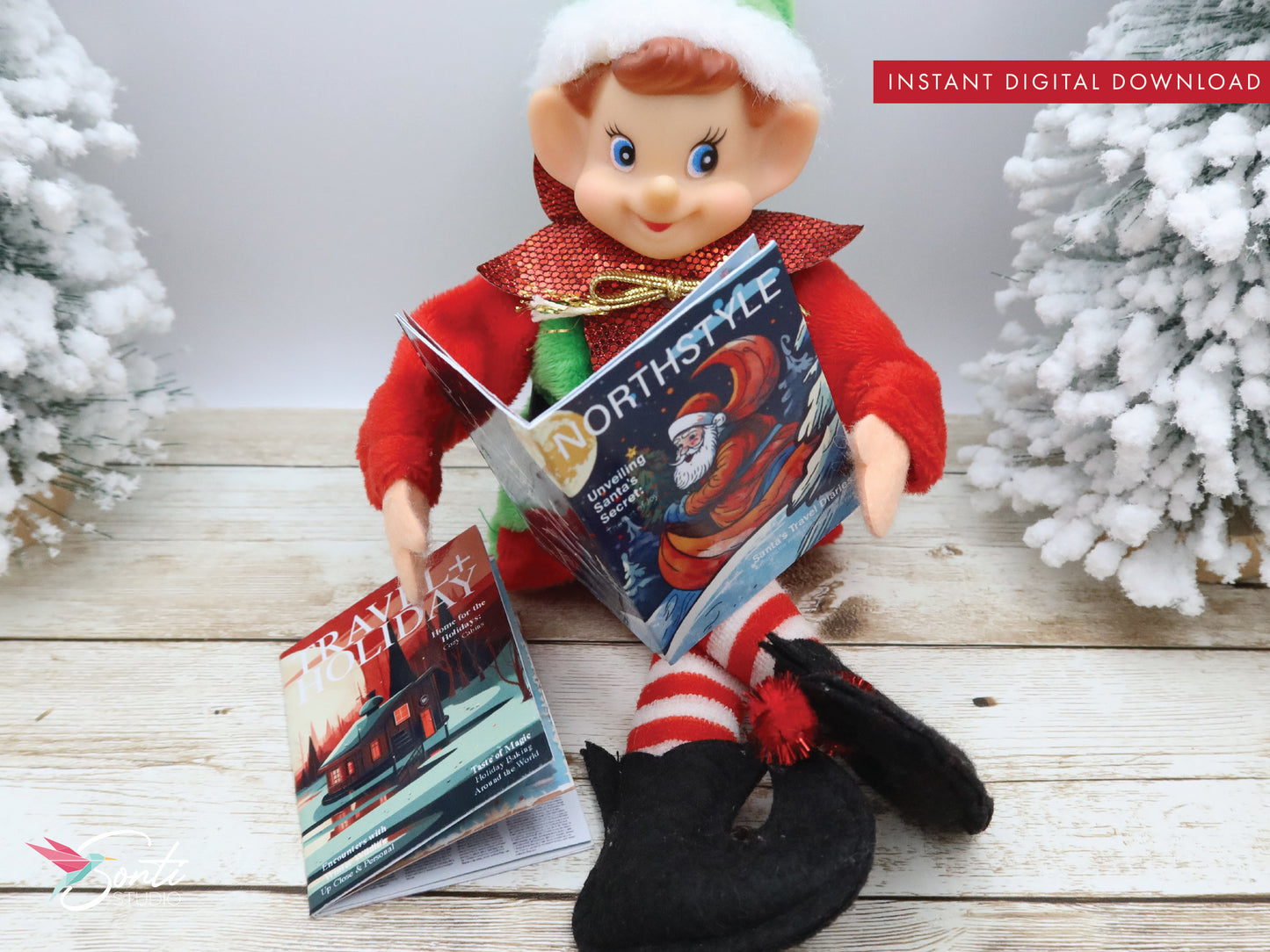 Christmas Elf Mini Magazine