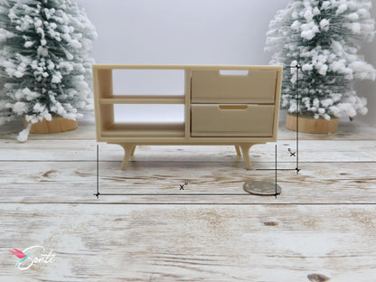 1:12 Miniature TV Stand