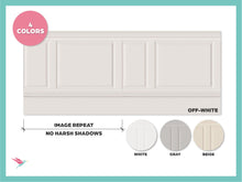 1:12 & 1:6 Miniature Printable Dollhouse Miniature Molding, Neutral Colors