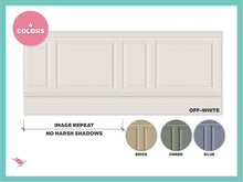 1:12 & 1:6 Miniature Printable Dollhouse Miniature Molding, Historic Colors