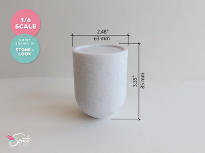 1:6 Miniature Drum Side Table