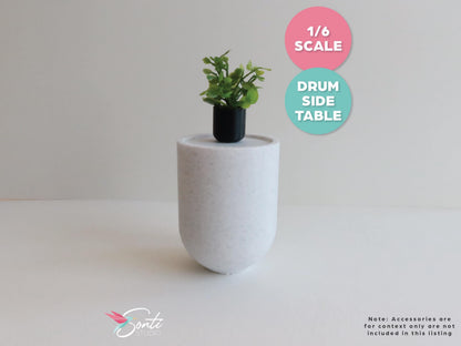 1:6 Miniature Drum Side Table