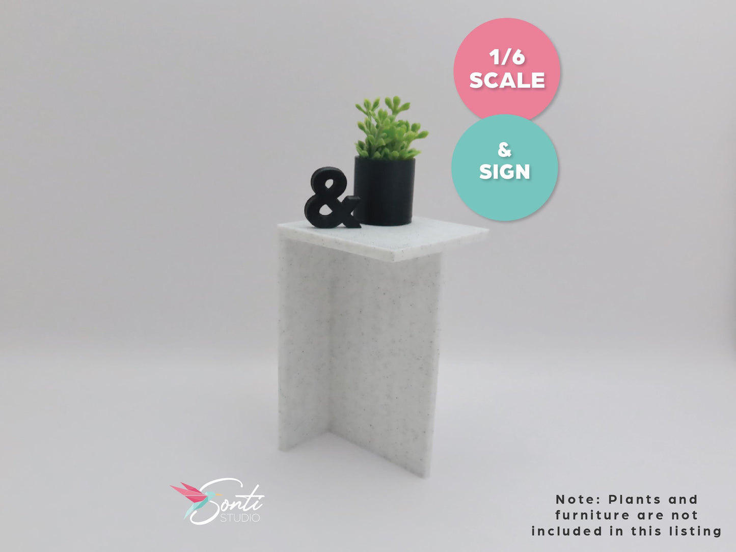 1:6 Miniature & Ampersand Sculpture