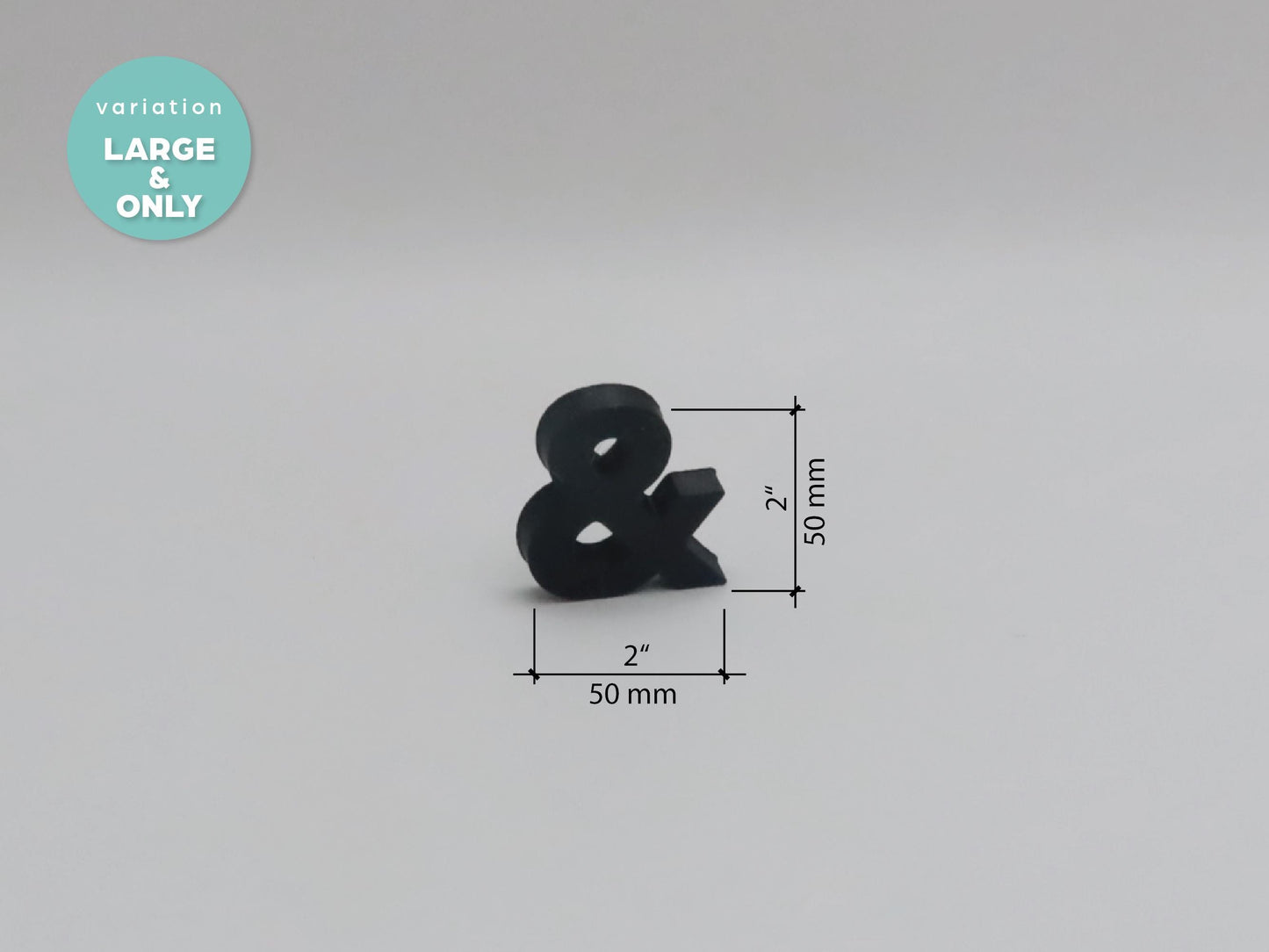 1:6 Miniature & Ampersand Sculpture