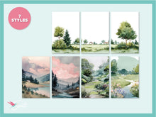 1:12 & 1:6 Miniature Printable Landscape Wall Artwork